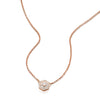Hexagon Diamond Baguette Necklace | more gold options