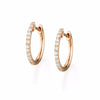 Starlight Diamond Hoops, Minis | more gold options