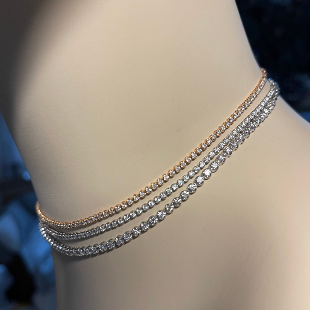 Starlight Diamond Tennis Choker Necklace