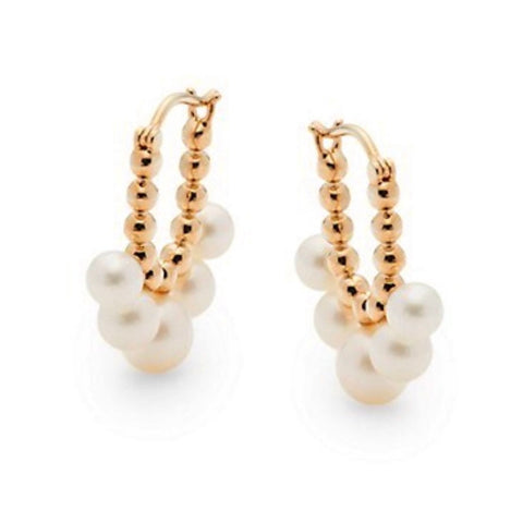 Pearl Darling Hoop Earrings