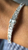 Skyline Diamond Baguette Bangle