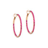 Starlight Gemstone Hoops | more gemstone options