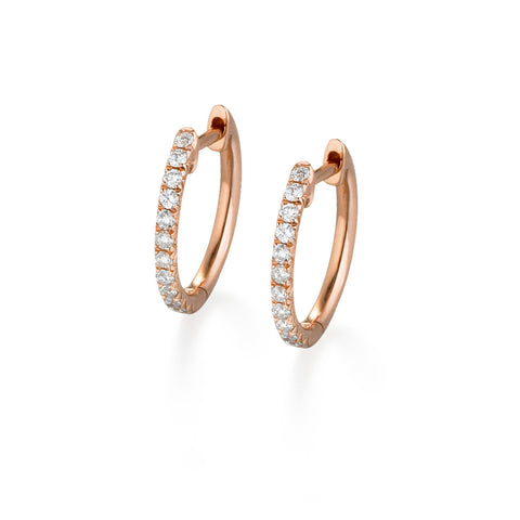 Starlight Diamond Hoops | more gold options