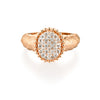 Venus Diamond Signet Ring | more gold options