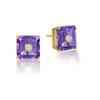 NoLita Cocktail Earrings 8mm | Amethyst