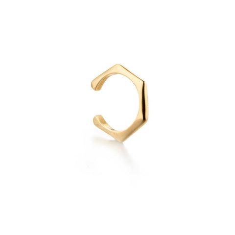 Hexagon Ear Cuff