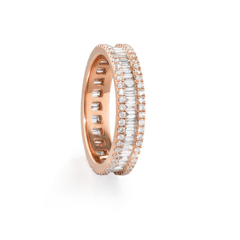 City Diamond Baguette Ring