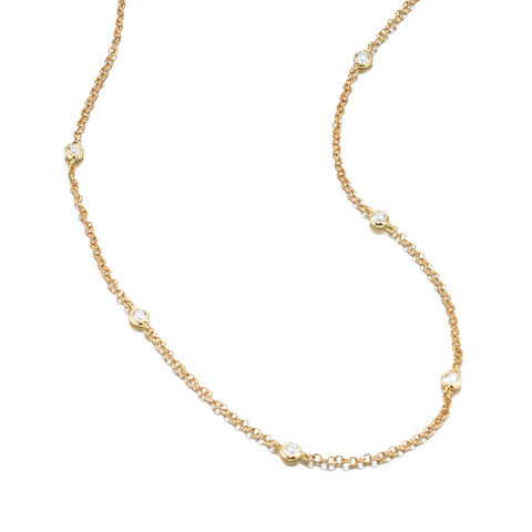 Starlight Diamond Chain Necklace