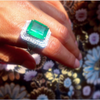 Maharani Art Deco | Emerald & Diamond Ring